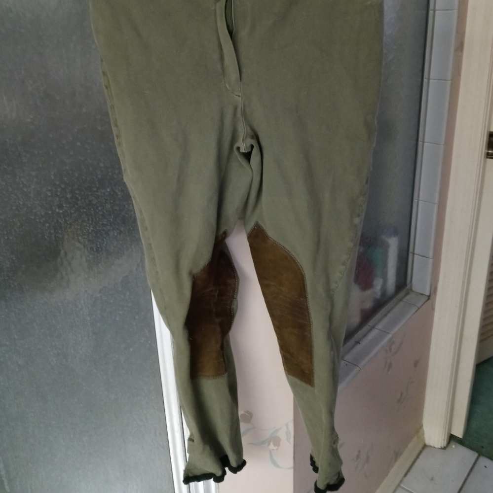 Vintage MJ Knoud NYC Riding Breeches 30L Olive Green - Picture 2 of 8